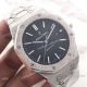 Audemars Piguet Royal Oak Black Dial Watch Frosted White Gold Case (9)_th.jpg